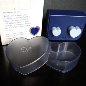 Brand New Vintage Creative Memories Mini Heart Maker! Small and Large Punch! 💕